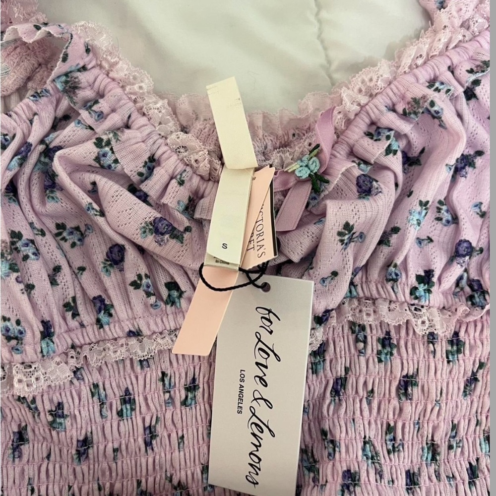 For Love and Lemons Light Purple Mini Dress